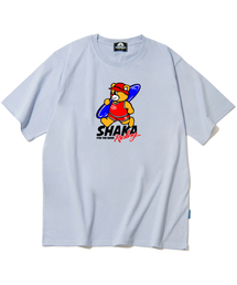 シャカベアグラフィックTシャツ - パープル