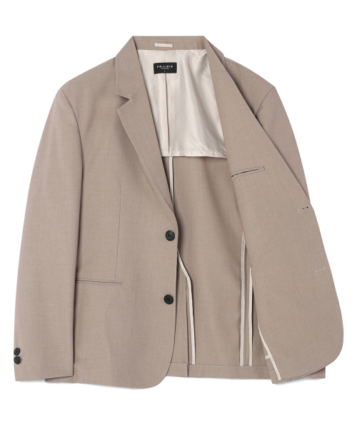 PRAIRIE(KR)（プレーリー）の「エアフロー ルーズフィット ブレザー (ベージュ)（テーラードジャケット・メンズ・ベージュ・MEDIUM/LARGE/SMALL）」の6枚目の写真