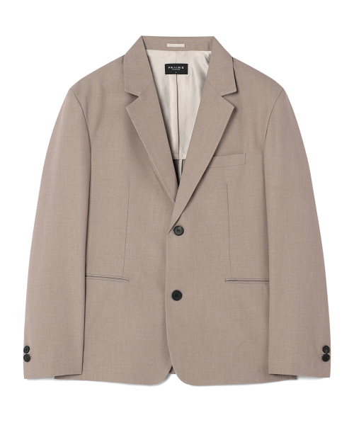 PRAIRIE(KR)（プレーリー）の「エアフロー ルーズフィット ブレザー (ベージュ)（テーラードジャケット・メンズ・ベージュ・MEDIUM/LARGE/SMALL）」の8枚目の写真
