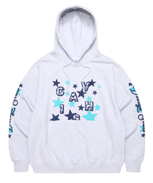 Cavish（カビシ）の「STARLIGHT HOODIE LIGHT GREY(CV2CFUM405A)（パーカー）」
