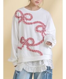 merry jenny | ギンガムフリルスウェット(スウェット)