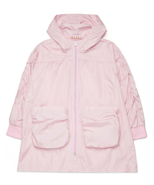 MARNI（マルニ）の「MARNI(マルニ)Kids & Junior ウィンドブレーカージャケット（ナイロンジャケット・キッズ・ライトピンク/ホワイト・8Y/4Y/6Y/10Y/12Y/14Y）」の5枚目の写真