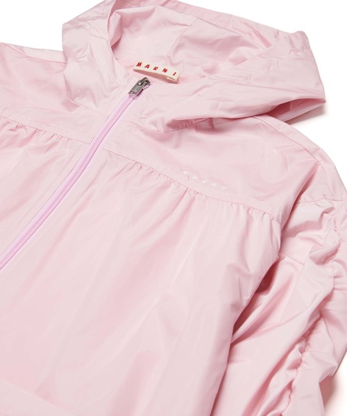 MARNI（マルニ）の「MARNI(マルニ)Kids & Junior ウィンドブレーカージャケット（ナイロンジャケット・キッズ・ライトピンク/ホワイト・8Y/4Y/6Y/10Y/12Y/14Y）」の7枚目の写真