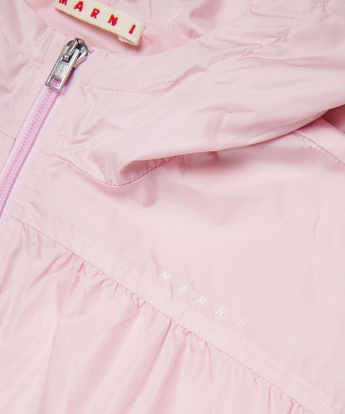 MARNI（マルニ）の「MARNI(マルニ)Kids & Junior ウィンドブレーカージャケット（ナイロンジャケット・キッズ・ライトピンク/ホワイト・8Y/4Y/6Y/10Y/12Y/14Y）」の8枚目の写真