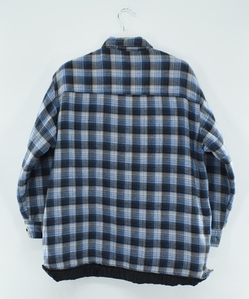 VINTAGE（ヴィンテージ）の「【USED】90's Northwest キルティングネル フランネルシャツ（シャツ/ブラウス・メンズ・ブルー・LARGE）」の7枚目の写真