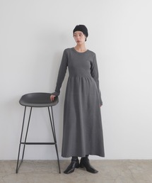 LIAN（リアン）の「リブフレアニットワンピース（ワンピース）」