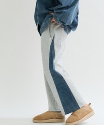A.D.C.L. | デニム切替 ダンボールスウェットパンツ(スウェットパンツ)