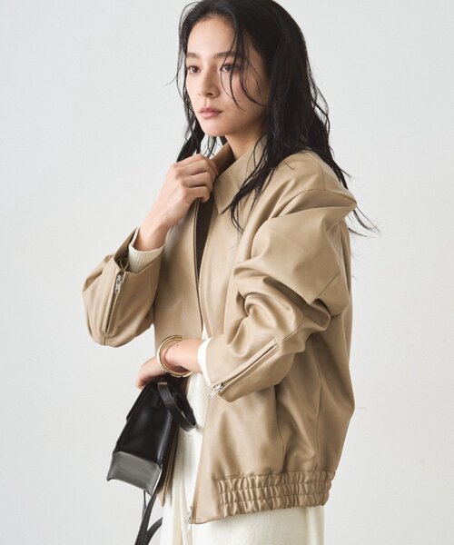 セール】フェイクレザージャケット（ベスト）｜LOUNGEDRESS（ラウンジ