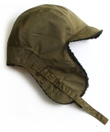 SLEEPYSLIP（スリーピースリップ）の「[unisex]F/W REVERSIBLE SATIN TROOPER HAT KHAKI（ハット）」