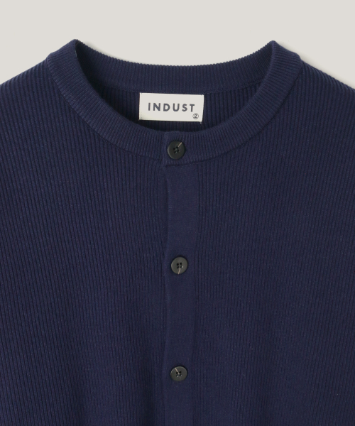 INDUST(インダスト)の「エッセンシャルラウンドニットカーディガン_ネイビー(カーディガン/ボレロ・レディース・ネイビー・2(M)/3(L))」の6枚目の写真