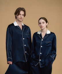 2DREAMERS（2ドリーマーズ）の「Nautical Dream Silk Pajama Set with Pouch（ルームウェア/パジャマ）」