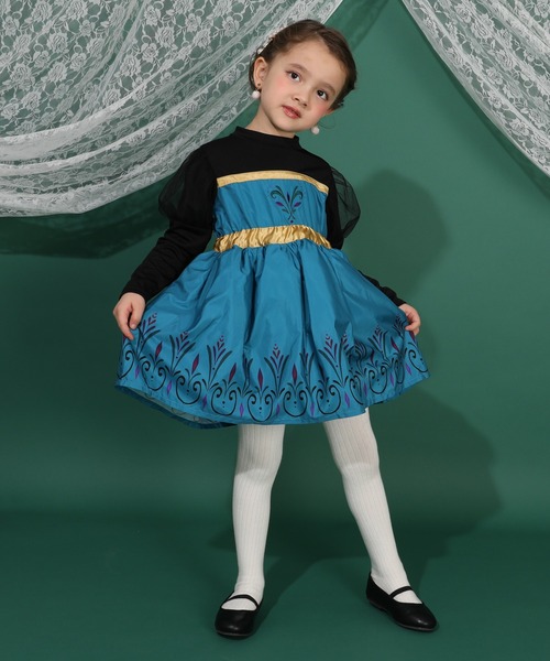 Disney（ディズニー）の「ディズニー エルサ戴冠式なりきるドレスワンピース 1295K（ワンピース・キッズ・スカイブルー系1・100cm/110cm/120cm/130cm）」の7枚目の写真