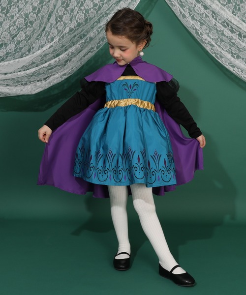 Disney（ディズニー）の「ディズニー エルサ戴冠式なりきるドレスワンピース 1295K（ワンピース・キッズ・スカイブルー系1・100cm/110cm/120cm/130cm）」の4枚目の写真