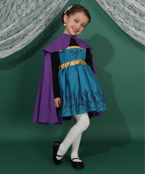 Disney（ディズニー）の「ディズニー エルサ戴冠式なりきるドレスワンピース 1295K（ワンピース・キッズ・スカイブルー系1・100cm/110cm/120cm/130cm）」の3枚目の写真