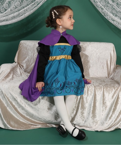 Disney（ディズニー）の「ディズニー エルサ戴冠式なりきるドレスワンピース 1295K（ワンピース・キッズ・スカイブルー系1・100cm/110cm/120cm/130cm）」の2枚目の写真