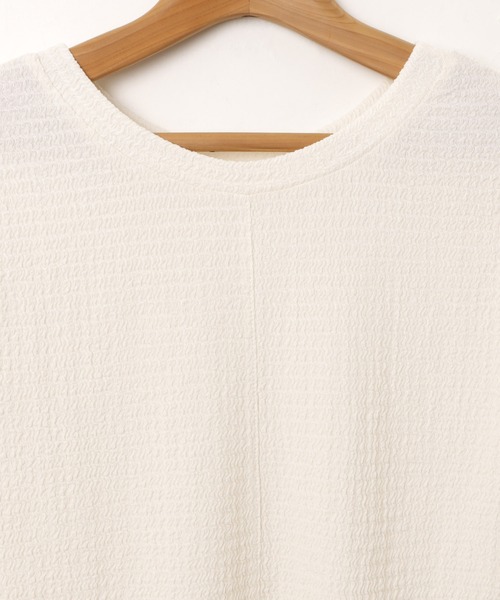 andme(アンドミー)の「裾スリット2way長袖Tシャツ(Tシャツ/カットソー・レディース・アイボリー/ブラック・M)」の18枚目の写真