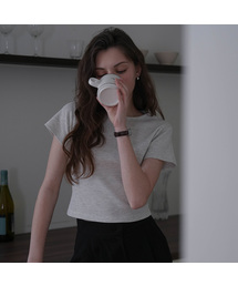 Waffle Half Sleeve T-Shirt [Oatmeal]