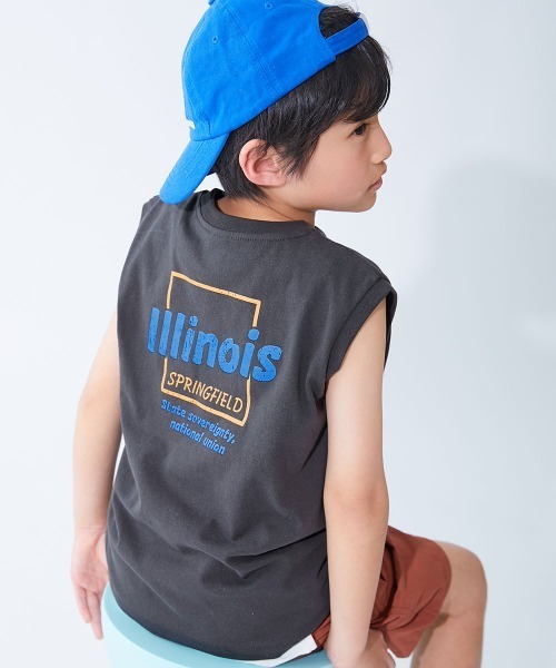 devirock(데비록)의 「면 100% 데비라보 BIG 실루엣 프린트 탱크 탑(탱크 톱)」｜블랙계 그 외 4