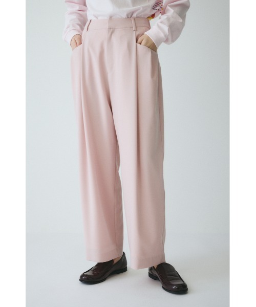HeRIN.CYE（ヘリンドットサイ）の「Straight tuck pants　　ストレートタックパンツ（その他パンツ・レディース・ライトピンク/オフホワイト/ネイビー・36/38）」の3枚目の写真