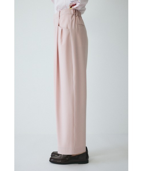 HeRIN.CYE（ヘリンドットサイ）の「Straight tuck pants　　ストレートタックパンツ（その他パンツ・レディース・ライトピンク/オフホワイト/ネイビー・36/38）」の5枚目の写真
