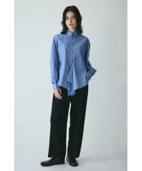 HeRIN.CYE（ヘリンドットサイ）の「Straight tuck pants　　ストレートタックパンツ（その他パンツ・レディース・ライトピンク/オフホワイト/ネイビー・36/38）」の12枚目の写真