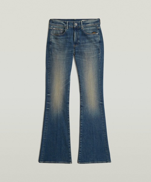 G-STAR(ジースター)の「3301 Flare Jeans/ヴィンテージライクフレアスキニージーンズ/L28(デニムパンツ・レディース・インディゴブルー・27inch/24inch/25inch/26inch)」の4枚目の写真