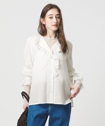 UNITED ARROWS | フリルカラー 2WAY ブラウス ‐ウォッシャブル‐(シャツ/ブラウス)