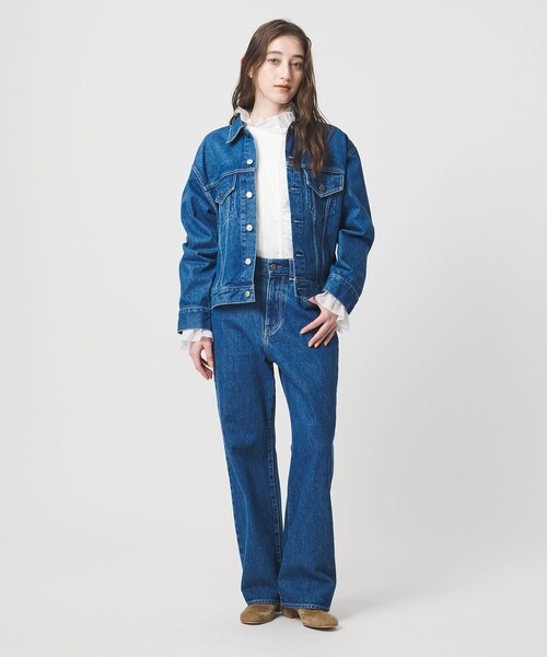 UNITED ARROWS（ユナイテッドアローズ）の「フリルカラー 2WAY ブラウス ‐ウォッシャブル‐（シャツ/ブラウス・レディース・オフホワイト/その他1/ライトブルー・FREE）」の12枚目の写真