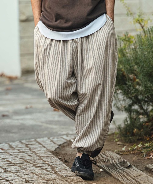 Damir doma バルーンパンツ コットンリネン nofl】コットンリネンジャガードバルーンパンツ 644210540