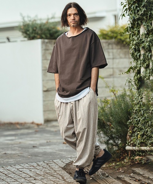 Damir doma バルーンパンツ コットンリネン nofl】コットンリネンジャガードバルーンパンツ 644210540
