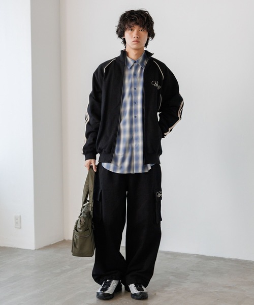 PBLIM(ページボーイリム)の「《UNISEX/セットアップ対応》スウェットトラックジャケット(ジャージ・レディース・グレー/ブラック/カーキ・SMALL/MEDIUM)」の13枚目の写真