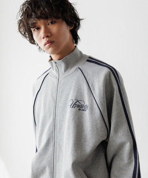PBLIM(ページボーイリム)の「《UNISEX/セットアップ対応》スウェットトラックジャケット(ジャージ・レディース・グレー/ブラック/カーキ・SMALL/MEDIUM)」の16枚目の写真