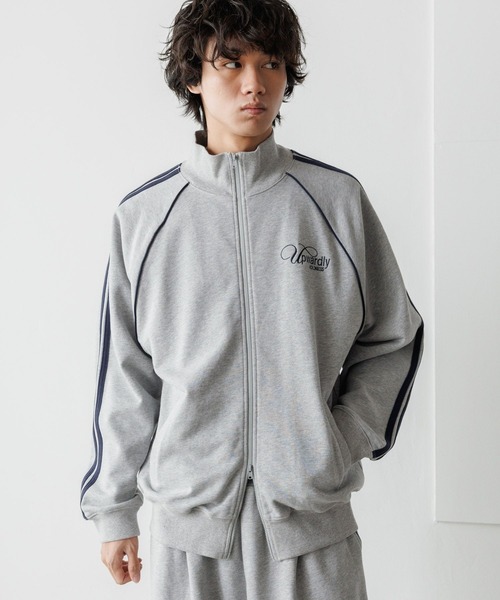 PBLIM(ページボーイリム)の「《UNISEX/セットアップ対応》スウェットトラックジャケット(ジャージ・レディース・グレー/ブラック/カーキ・SMALL/MEDIUM)」の17枚目の写真