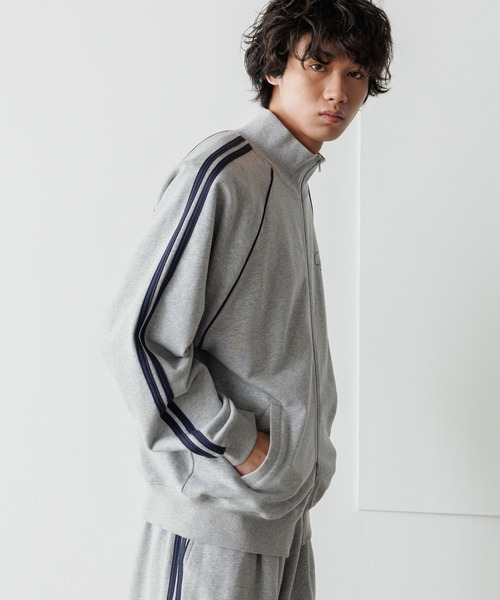 PBLIM(ページボーイリム)の「《UNISEX/セットアップ対応》スウェットトラックジャケット(ジャージ・レディース・グレー/ブラック/カーキ・SMALL/MEDIUM)」の19枚目の写真