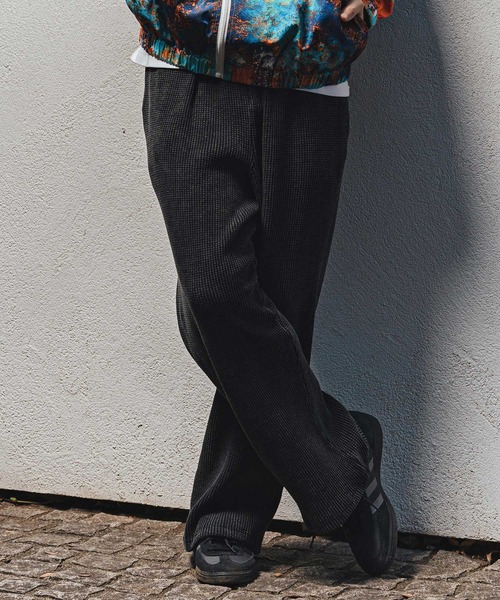 CAMBIO(カンビオ)の「mp14466- Snow Wash Big Waffle Easy Wide Pants スノーウォッシュビックワッフルイージーワイドパンツ(CMP-261-005)(その他パンツ・メンズ・ネイビー/ブラック/グレイッシュベージュ・L/M/S)」の16枚目の写真