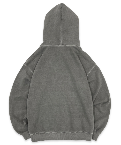 DEFYCLUBROBBERS(ディファイクラブロバース)の「Doom and Gloom Hoodie Zip-Up (Pigment Charcoal)(パーカー・レディース・その他・MEDIUM/LARGE)」の3枚目の写真