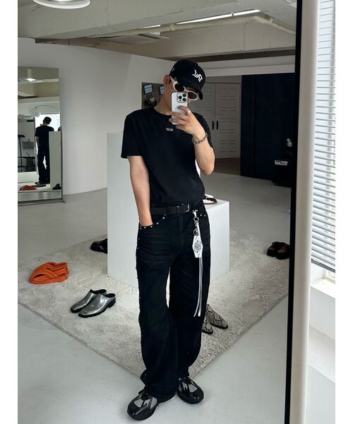 51%（フィフティーワンパーセント）の「Metal logo t-shirt - Black（Tシャツ/カットソー・メンズ・その他・M/L/XL）」の4枚目の写真
