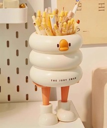 Ein（アイン）の「Ein/ぷっくりアヒルのマルチ デスクホルダー（ステーショナリー）」