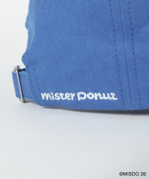 LEPSIM（レプシィム）の「【Mister Donut】ステッカー付きキャップ　627325（キャップ・レディース・グレイッシュベージュ/ブルー/ボルドー・ONE SIZE）」の5枚目の写真