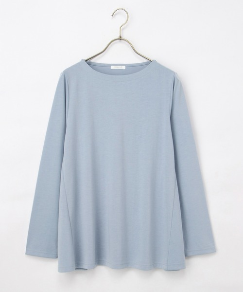 Honeys（ハニーズ）の「ＡラインＴシャツ（Tシャツ/カットソー・レディース・スミクロ/ネイビー/グレー系その他/グレイッシュブルー・LL/M/L）」の15枚目の写真
