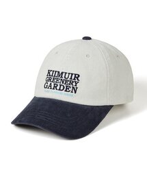 KIIMUIR（キミュア）の「レタリングコーデュロイボールキャップ_ライトグレー（キャップ）」
