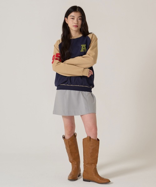 TINA:JOJUN(ティーナジョジュン)の「ウエストリボン キャミソール ワンピース TINA:JOJUN(ワンピース・レディース・ブルーグレー/ライトグレー・M)」の7枚目の写真