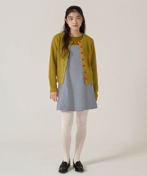 TINA:JOJUN(ティーナジョジュン)の「ウエストリボン キャミソール ワンピース TINA:JOJUN(ワンピース・レディース・ブルーグレー/ライトグレー・M)」の12枚目の写真