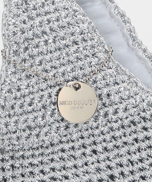 NOLLEY’S（ノーリーズ）の「メタリックコード編みトートバッグ（トートバッグ・レディース・シルバー/ネイビー・FREE）」の13枚目の写真