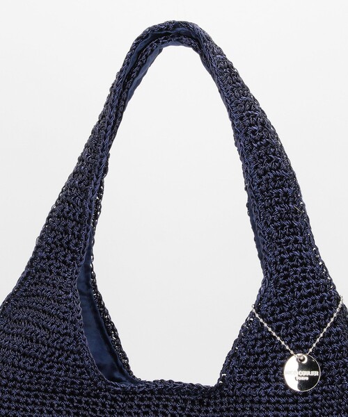 NOLLEY’S（ノーリーズ）の「メタリックコード編みトートバッグ（トートバッグ・レディース・シルバー/ネイビー・FREE）」の18枚目の写真