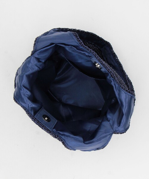 NOLLEY’S（ノーリーズ）の「メタリックコード編みトートバッグ（トートバッグ・レディース・シルバー/ネイビー・FREE）」の20枚目の写真