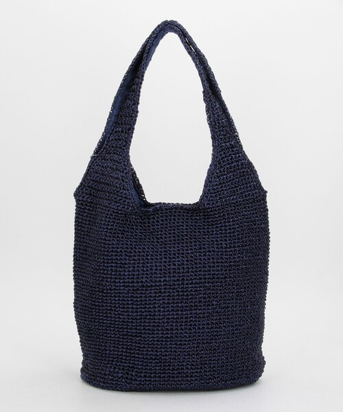 MICO COULIER(ミコクリエ)の「メタリックコード編みトートバッグ(トートバッグ・レディース・シルバー/ネイビー・FREE)」の15枚目の写真