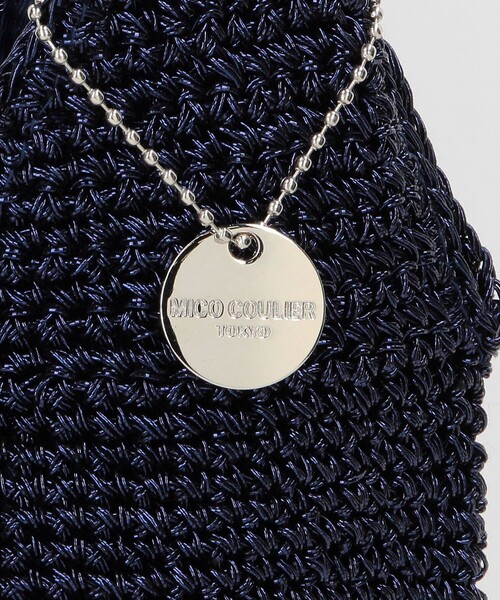 MICO COULIER(ミコクリエ)の「メタリックコード編みトートバッグ(トートバッグ・レディース・シルバー/ネイビー・FREE)」の18枚目の写真