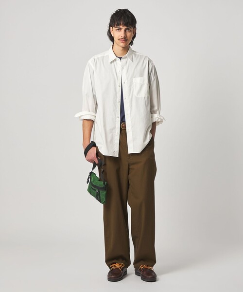 Steven Alan(スティーブンアラン)の「<Steven Alan> 80 コンパクトヤーン ツイル レギュラーカラー シャツ NARROW(シャツ/ブラウス・メンズ・ネイビー/ホワイト・XL/L/M/S)」の18枚目の写真