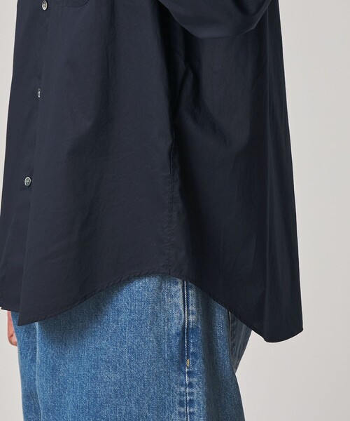 Steven Alan(スティーブンアラン)の「<Steven Alan> 80 コンパクトヤーン ツイル レギュラーカラー シャツ NARROW(シャツ/ブラウス・メンズ・ネイビー/ホワイト・XL/L/M/S)」の5枚目の写真